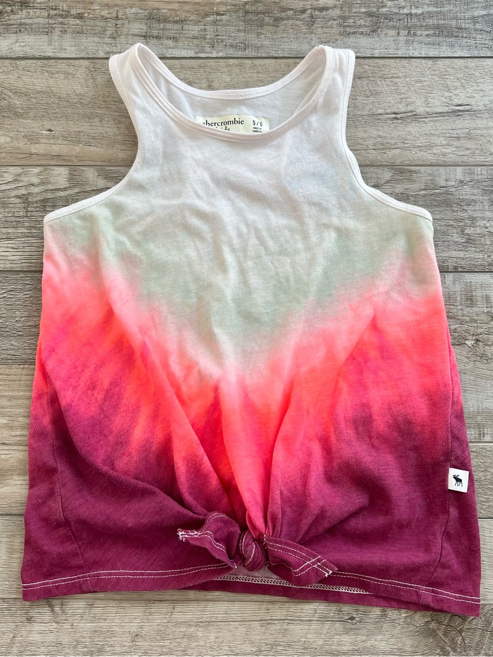 Abercrombie Kids Tie Dye Tank Top Girls Size 5/6